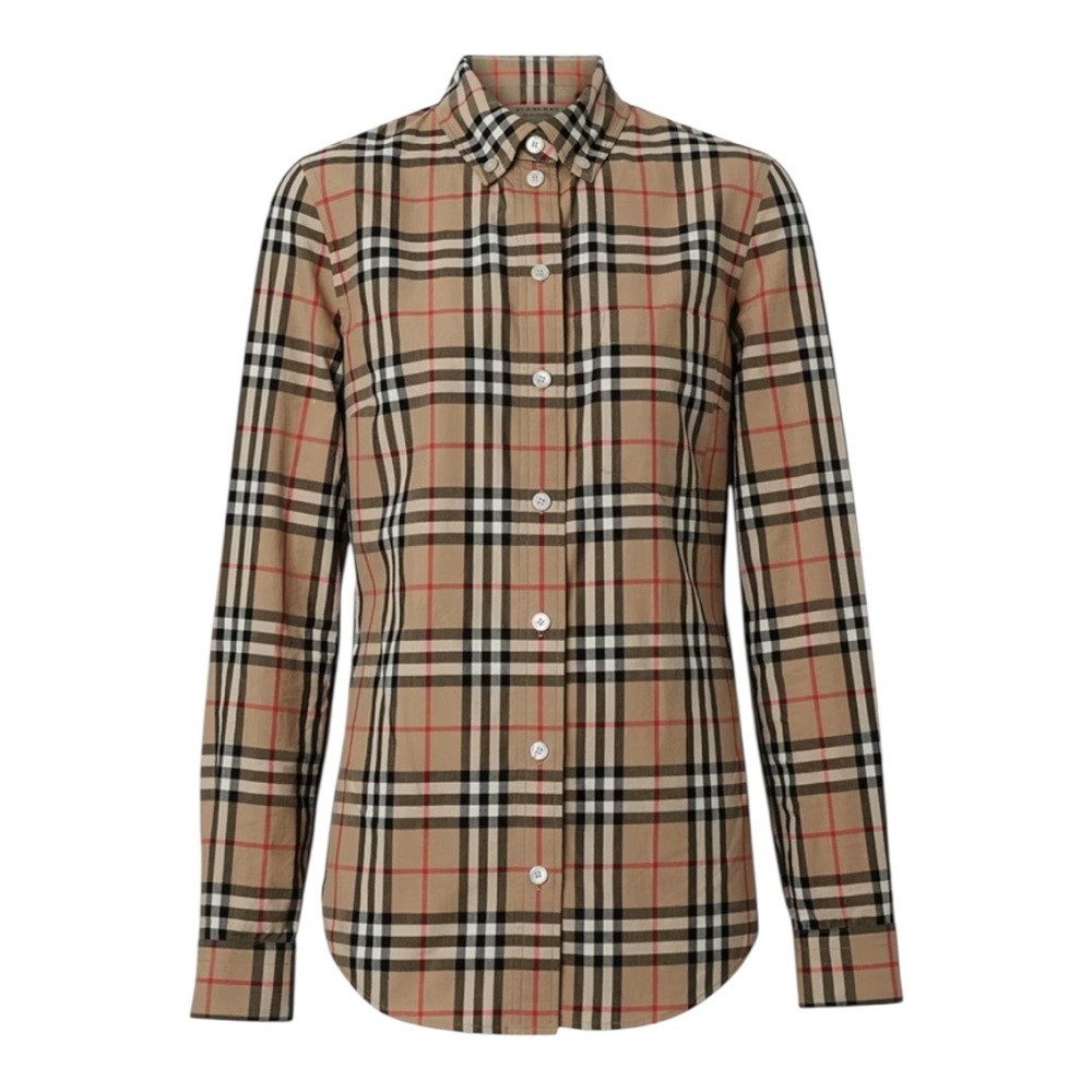 Burberry long sleeve button down (XXL)